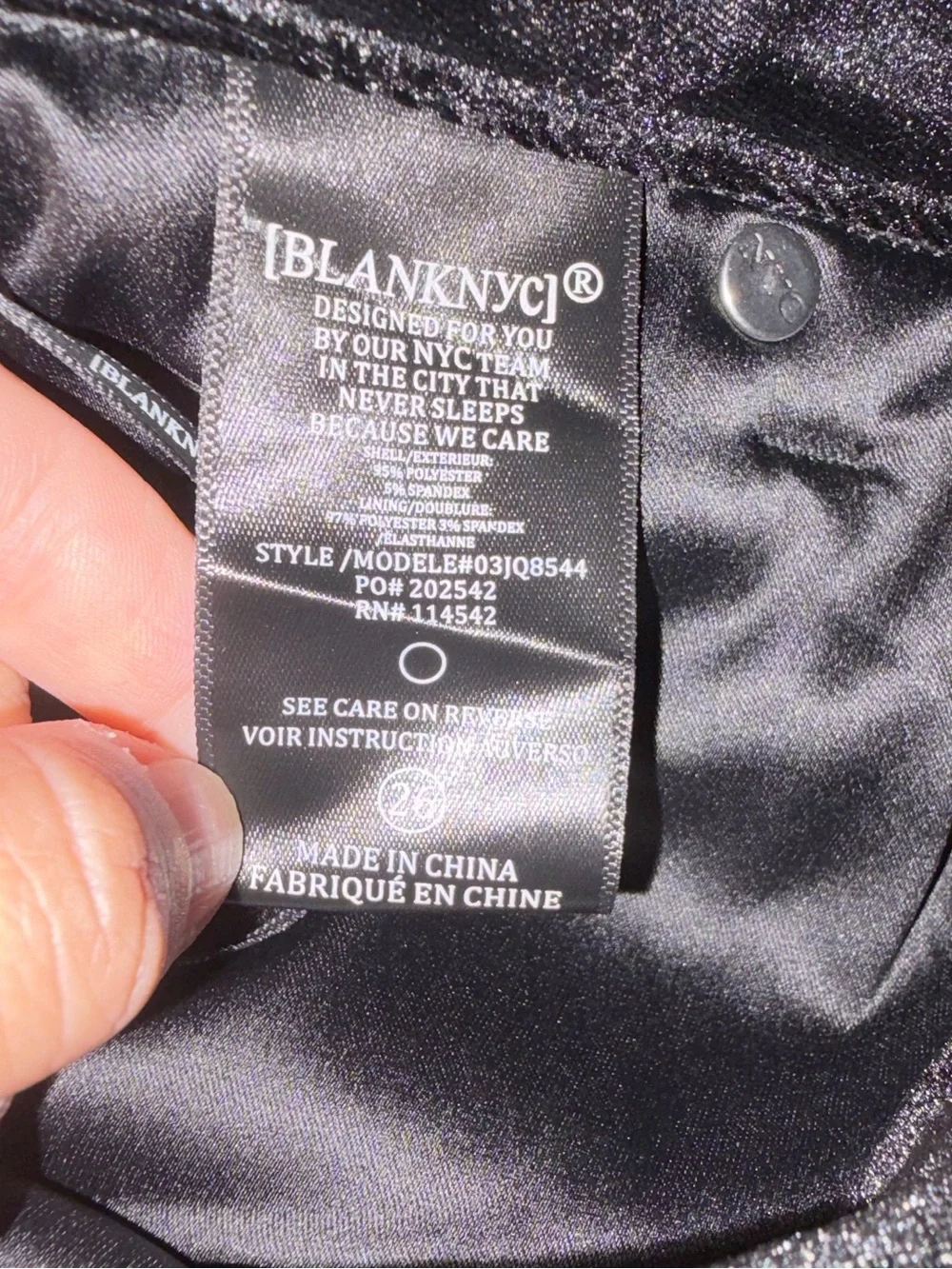 Hot Short in High Profile  Velvet BLANKNYC
